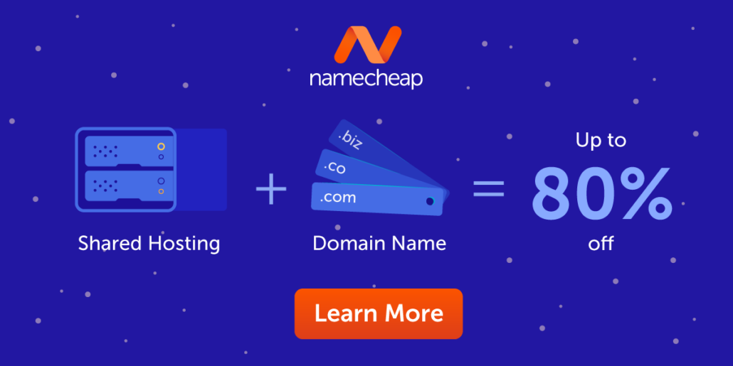 NameCheap Domain Name and Shared Hosting Package NameCheap Domain Name and Shared Hosting Package